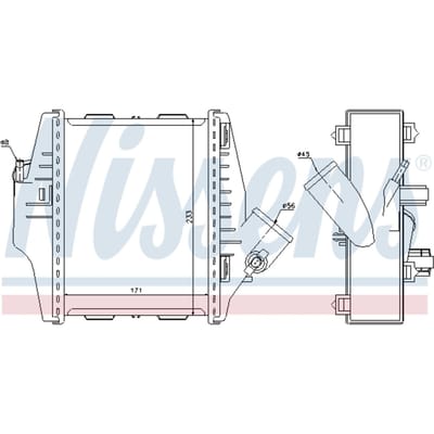 Intercooler NISSENS 96579