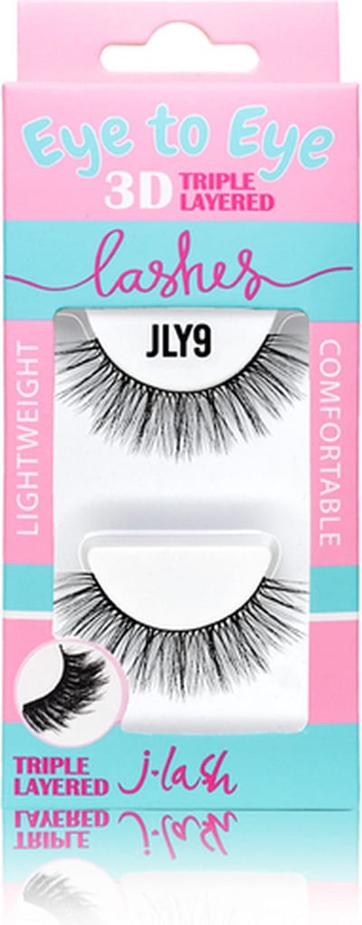 J-Lash Eye to Eye 3D Triple Layered - JLY9 - Nepwimpers - Valse Wimpers - Wimperextensions - 35 g