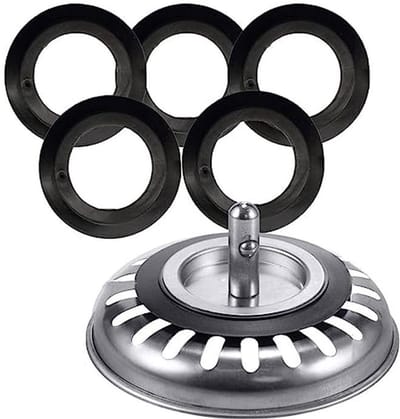 Vervangende afdichtingen voor zeefmandjes - Set van 5, 54 mm