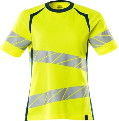 Mascot Accelerate Safe T-shirt 19092-771 - hi-vis geel/donkerpetrol - 2XL