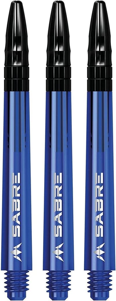Dartpijltjes Assen Blauw Medium Stevig Polycarbonaat en Aluminium