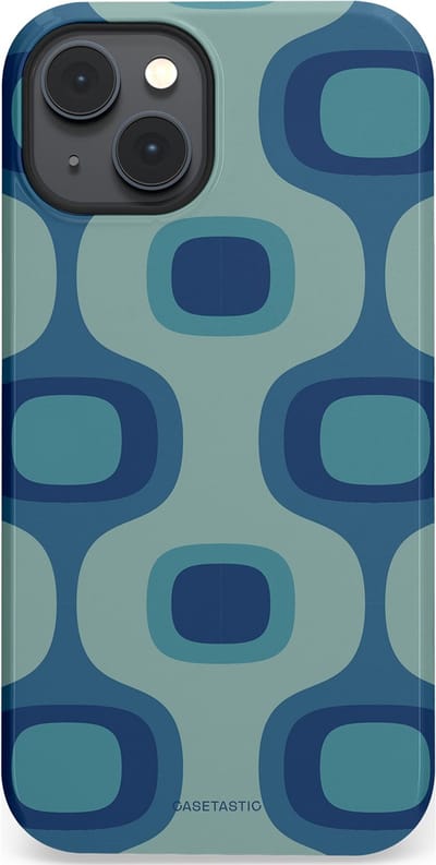 Casetastic Hoesje Geschikt voor Apple iPhone 14 Plus Magsafe - Stijlvolle Beschermende Duo-layer Case - Vintage Flow