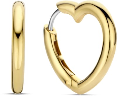 TI SENTO Dames Oorbellen - 925 zilver - Zilver geel verguld - 7917SY