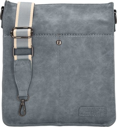 Zebra Trends Cynthia Schoudertas Dames - Crossbodytas met verstelbare en afneembare schouderband - Tas van Imitatieleder - Jeansblauw