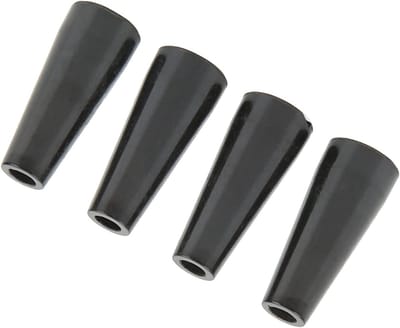 Mondstuk Set - Lassaccessoires - MIG Lassen - Hoge Hittebestendigheid - 4 Stuks - Zwart
