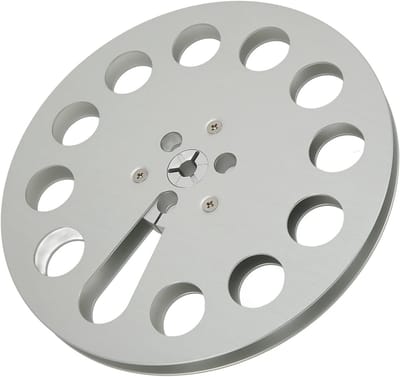 Lege 1/4 7 Inch Tape Reel met 11 gaten, universele open reel voor geluidstape, aluminium opname reel voor NAB en audio-opnames