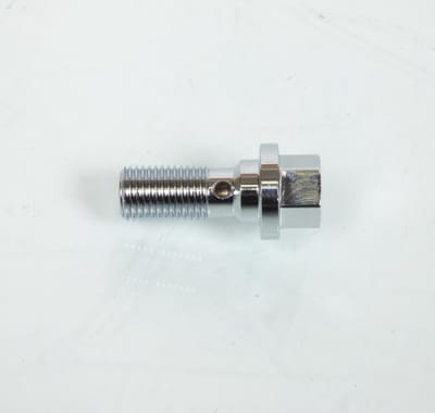 Vis chromé de raccord banjo durite frein 3/8 24G pour moto Harley Davidson
