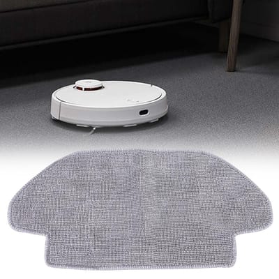 Lingette Mop Humide Chiffon de Nettoyage Chiffon Remplacement Convient pour Mijia STYJ02YM Pièces Aspirateur Robot