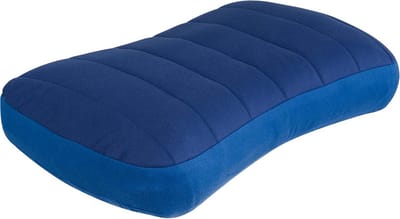 Reiskussen - Opblaasbaar Kussen - Comfortabel Reizen - Lendensteun - 43 inch hoog - Blauw