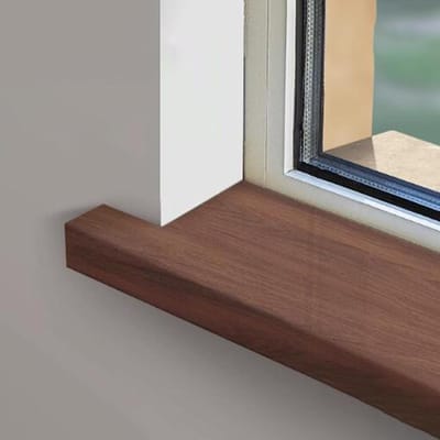 Vensterbank Plaat - Raamdorpel Cover - Woonkamer Decoratie - Acryl Composiet Materiaal - 51 x 12.6 Inch - Houtnerf