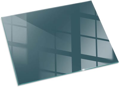 Tulup Kachel Vloerplaat - Zeekleur Vloerplaat Voor Houtkachel - 80 cm x 60 cm - Turkoois Vloerplaat Voor Kachel - Rechthoek Kachel Vloerplaat - Onderplaat Kachel - Plaat Voor Onder Houtkachel - Plaat Onder Houtkachel