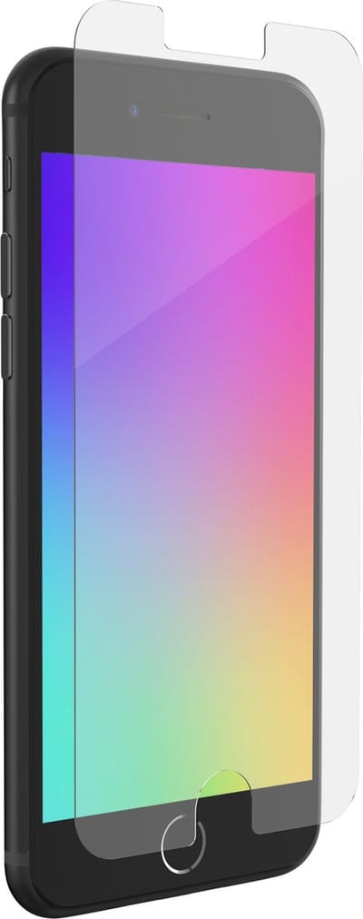 InvisibleShield - Glass Elite screenprotector met blauw licht filter - Apple iPhone SE 2022 8/7/6s/6
