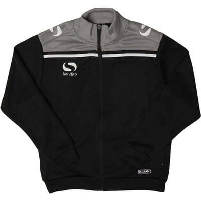 Sondico Kinderen Precisie Trainingsjack (Zwart/Grijs)