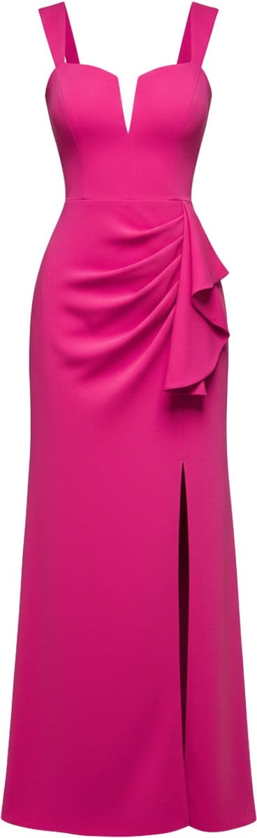 LARICA Jurk - Rits - Jurk Fuchsia XS