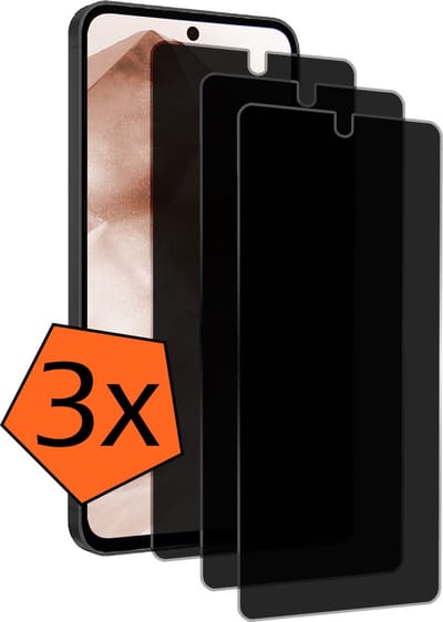 Screenprotector - 3 Stuks - Geschikt voor Samsung Galaxy A55 - Privacy Filter - Gehard Glas - Beschermglas - Tempered Glass - Screen Protector