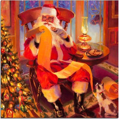 Liste de noël 5D bricolage diamant peinture noël diamant broderie point de croix 30x30CM orange
