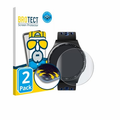 BROTECT - Screenprotector voor Reebok Pulse Smartwatch - Folie Beschermfolie matte volledig dekking 2 Stuks