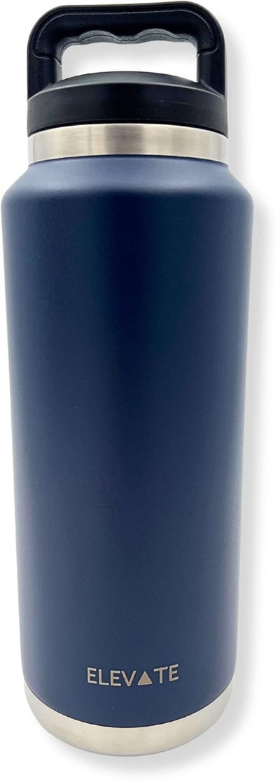 Elevate Premium Thermosfles – 1,1 Liter | Dubbelwandig RVS | Houdt Dranken 24u Koud & 6u Warm | Blauw