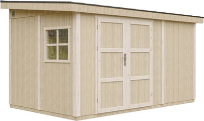 Timbela M939 - LP SmartSide Tuinhuis op houtbasis - 8,68 m² - 248x412xH231 cm - met vloer