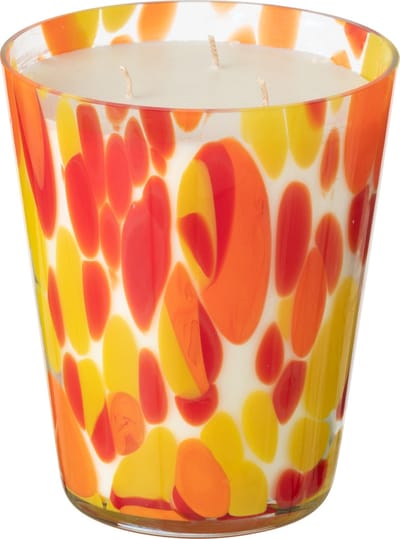 J-Line geurkaars Noa - rood/geel - large - 95U