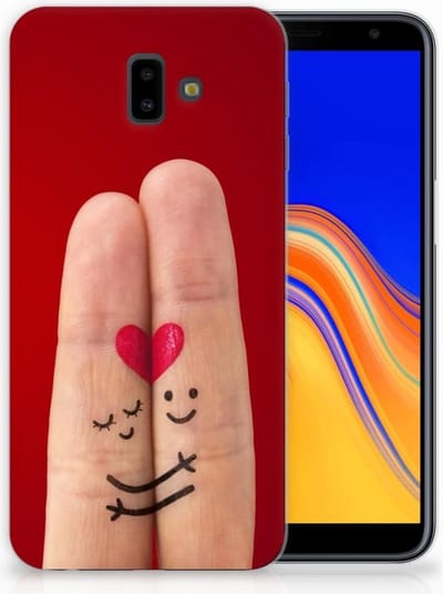 Samsung Galaxy J6 Plus (2018) Silicone Back Cover Liefde - Origineel Romantisch Cadeau