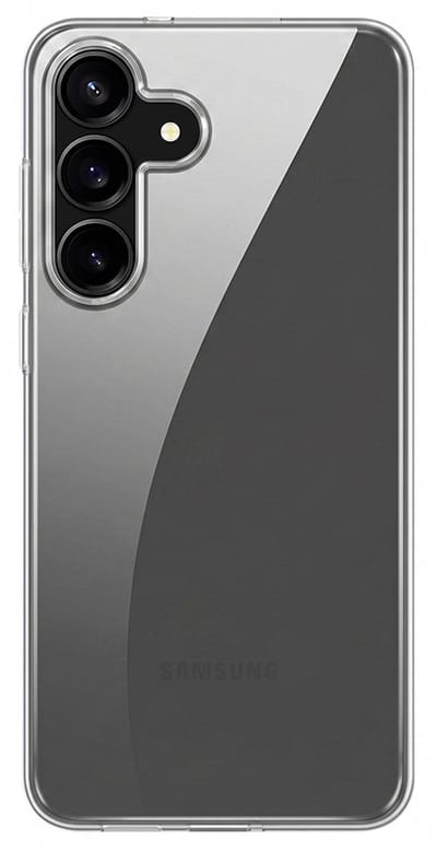 Bigben Connected, Hoesje geschikt voor Samsung Galaxy S25 FE - 2-in-1 Set Flexibel met Tempered Glass, Transparant
