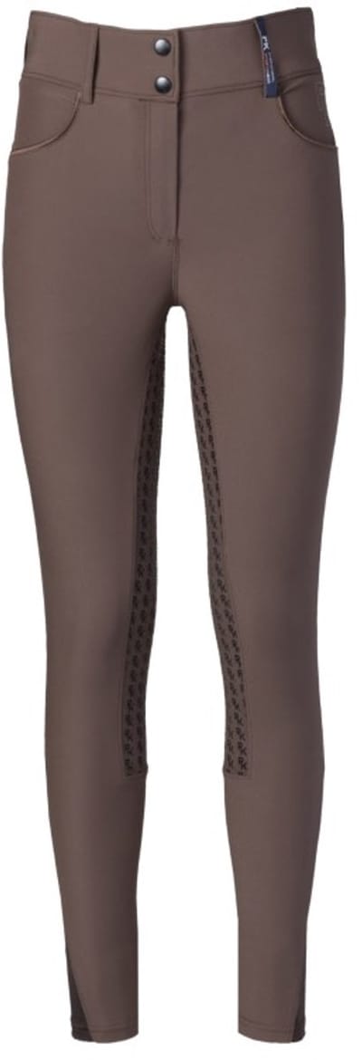PK International - Technical Breeches - Rijbroek - Tornado - Full Grip - stretch - Java - Donkerbruin - XS/34