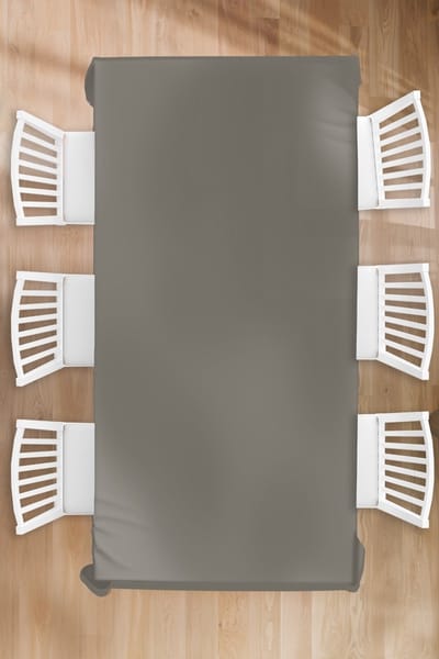 Tafelkleed - Tafellaken - 130x260 cm - Grijs - Kleuren - Effen - Binnen en Buiten