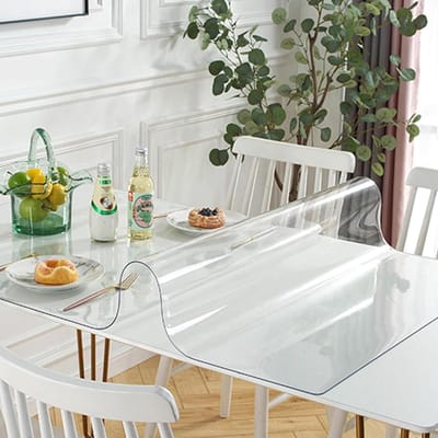 Bureauonderlegger - Tafelbeschermer - Bureau Beschermen - Kristalhelder PVC - 70x120cm - Mat Transparant
