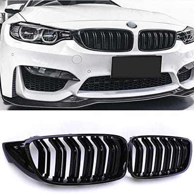 Vervanging Nier Grille voor 2 Serie F32 F33 F36 2013-2018 Zwart Glanzend