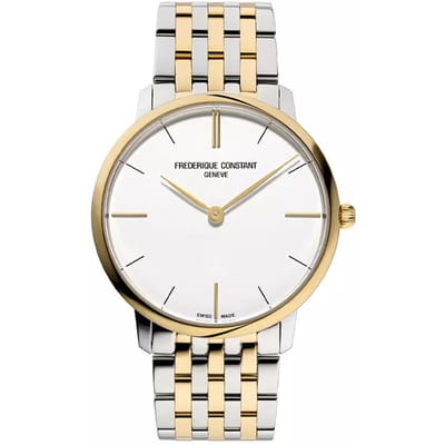 Frédérique Constant Slimline FC-200V5S32B Horloge - Staal - Multi - Ø 39 mm