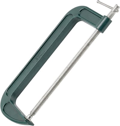 Grote 12 Inch G Klem met 260mm Kaak Opening voor Houtbewerking, Lassen en Bouw, Smeedbaar Gietijzer