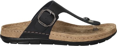 Rohde Slippers - Dames - Zwart - Maat:36
