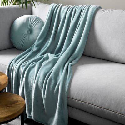 Dutch Decor - HARVEY - Plaid 150x200 cm - superzachte deken van fleece - Jadeite - groen