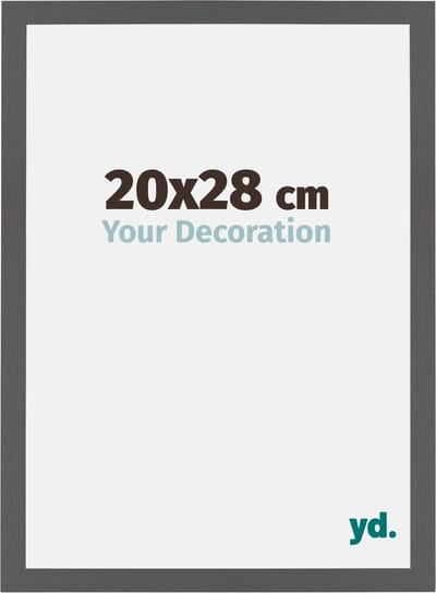 Your Decoration - Fotolijst 20x28 cm - MDF - Antraciet - Mura