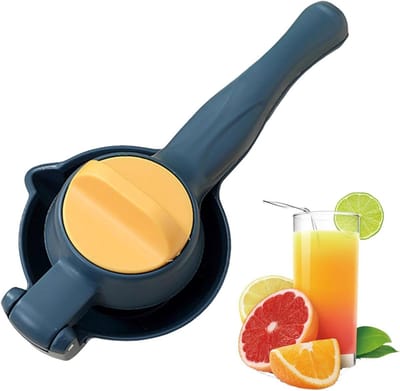 Citruspers Handmatig - Sapcentrifuge Keuken - Vers Sap Maken - Hoge Extractie Snelheid - 109 x 117 cm - Haze blauw