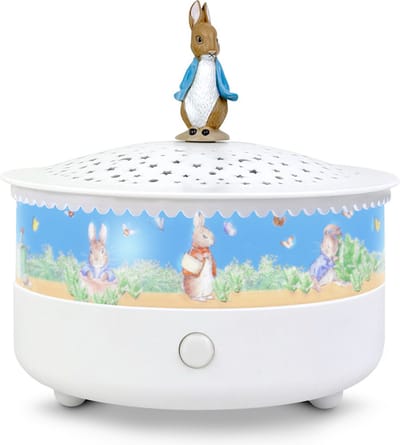 Trousselier Sterrenprojector Pieter Konijn - Nachtlampje met muziek voor baby