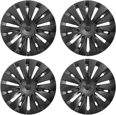 Tesla Model Y Wieldoppen 19 inch Blades – Set van 4 – Zwart – Geschikt voor Gemini Velgen