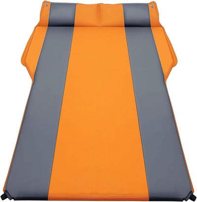 Opvouwbare Slaapmat - Zelfopblazend Luchtbed - Kamperen en Reizen - Dubbel Gebruik Rugleuning - 5cm Dikte - Donker