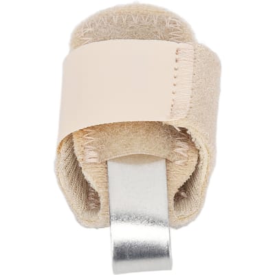 Teenspalk Huidkleur Aluminium Plaat Fixatie Teenbrace Spalk Voor Volwassen Vrouwen Mannen S(for 2-4kg)