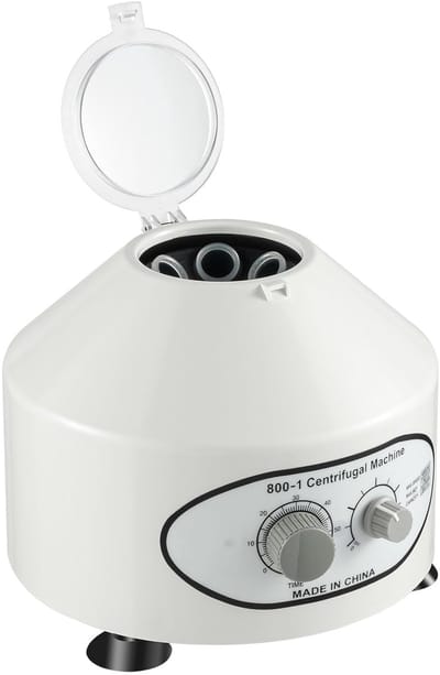 Laboratorium Centrifuge - Desktop Centrifuge - Wetenschappelijk Onderzoek - 4000 RPM Snelheid - 23x23x21 cm
