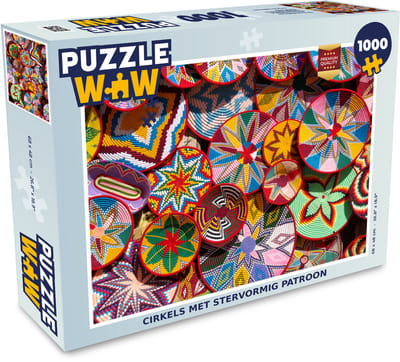 Puzzel Cirkel - Patronen - Bloemen - Kleuren - Legpuzzel - Puzzel 1000 stukjes volwassenen