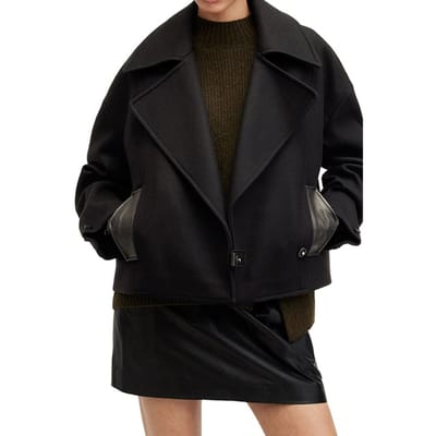 AllSaints Cooper Jacket Black Maat: M | Jassen Outlet | Dames | Zwart