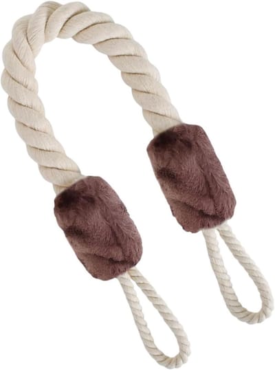 Deurstopper Touw - Deur Beveiliging - Vinger Bescherming - Zacht Katoen Materiaal - 60 cm - Grijs