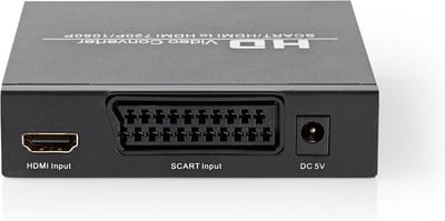Nedis HDMI-Converter - Scart Female - HDMI Output / 1x 3,5 mm Audio-Out / 1x Digitale Audio - 1-weg - 1080p - 1.65 Gbps - Aluminium - Antraciet