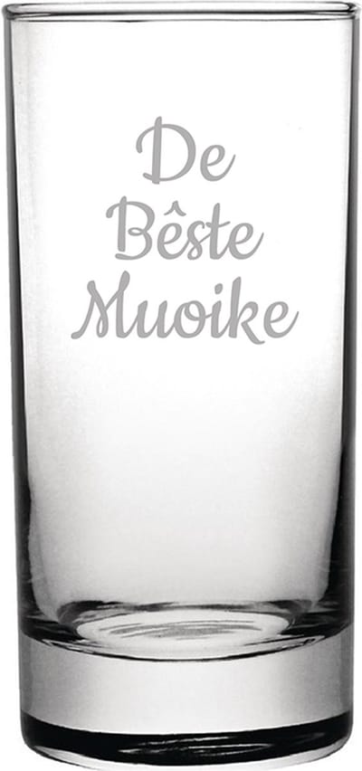 Gegraveerde longdrinkglas 28,5cl De Bêste Muoike