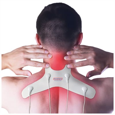 TensCare - 1x nek-elektrode | Nek elektrode TENS/EMS – Zelfklevende gelpads – Voor nekklachten verlichting – Compatibel met TENS en EMS apparaten | nek elektrode | elektrode pad nek | electroden pads tens | elektrodenpads