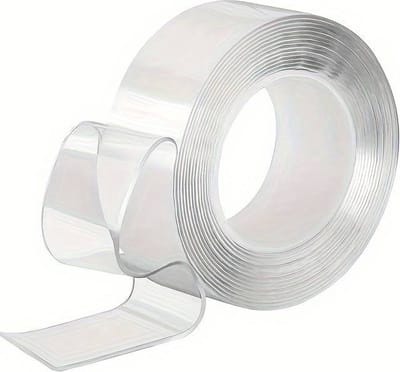 Tape - Klussen - 3 Meter x 3 cm - Klussen - Muur - Extra Sterk - Gekko tape - Plakband - Montage tape - Transparante Dubbelzijdige Tape Extra Sterk - Herbruikbaar en Waterproof - Gekko tape - Magic tape - Waterdichte Lijm Tapes