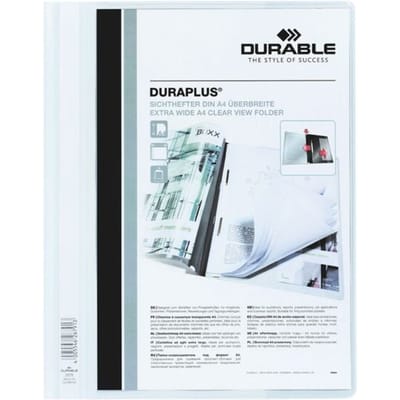 Durable personaliseerbare snelhechtmap Duraplus wit