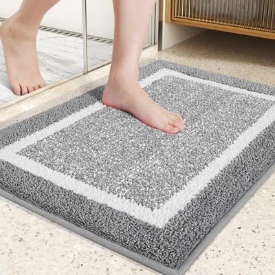 Antislip Microfiber Badmat 40 x 60 cm - Ultra Waterabsorberend en Machinewasbaar